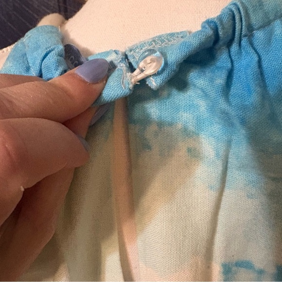 London Times Multicolor Beach Scene Linen Blend Dress NWT size 10 - Picture 5 of 15